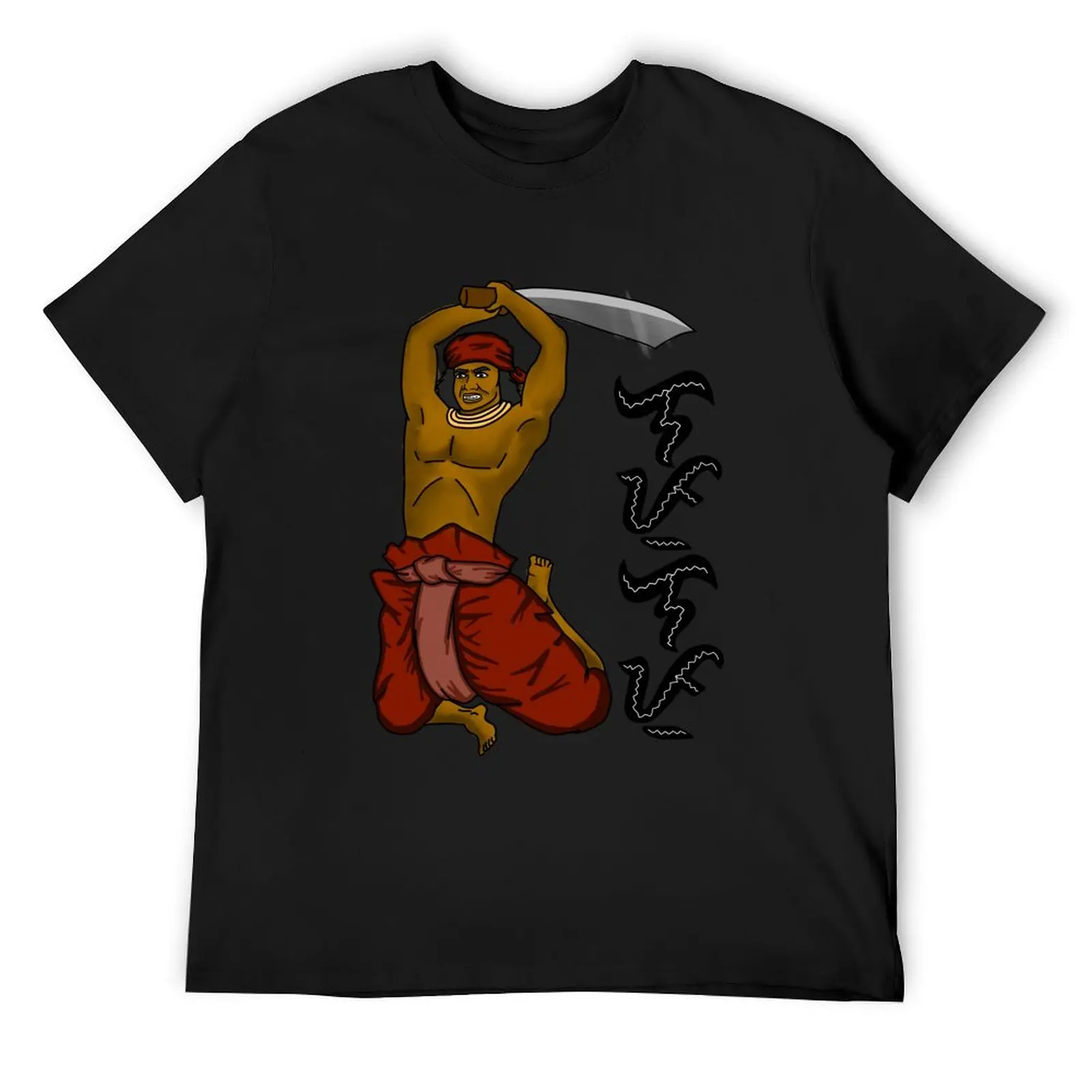 

Baybayin - Lapu-lapu T-Shirt funny shirt cotton summer top plain blue archive men clothings