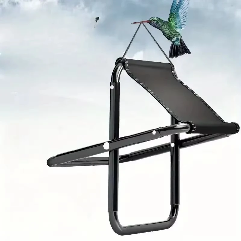 Camping Stool Folding Camping Chair with Carry Bag Lightweight Stool Seat for Camping Fishing Hiking Gardening Walking Beach image 6