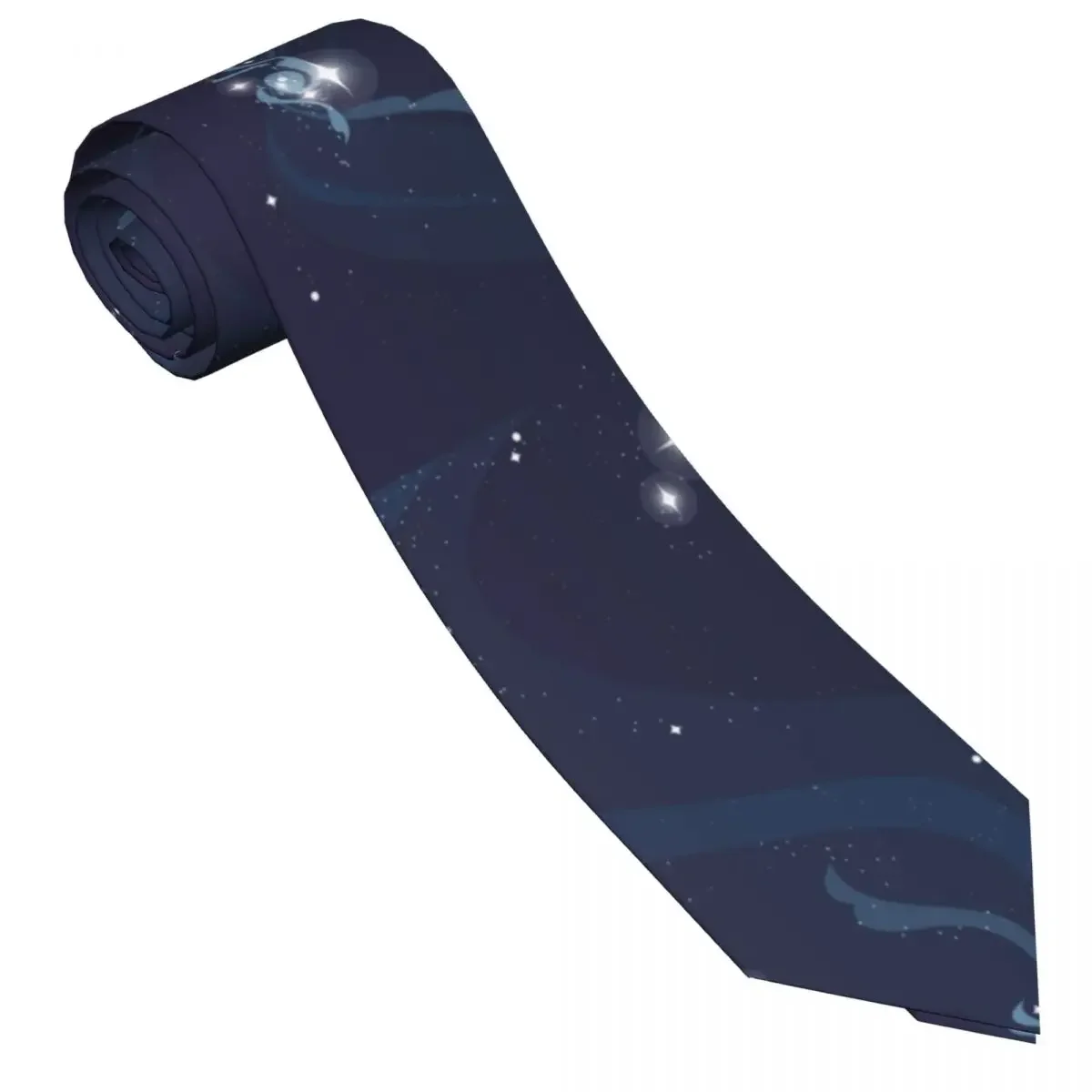 Mens Tie Slim Skinny Abstract Universe With Stars Necktie Fashion Necktie Free Style Men Tie Party Wedding