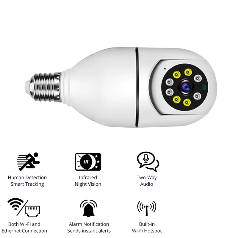 WiFi Bulb Security Camera 4