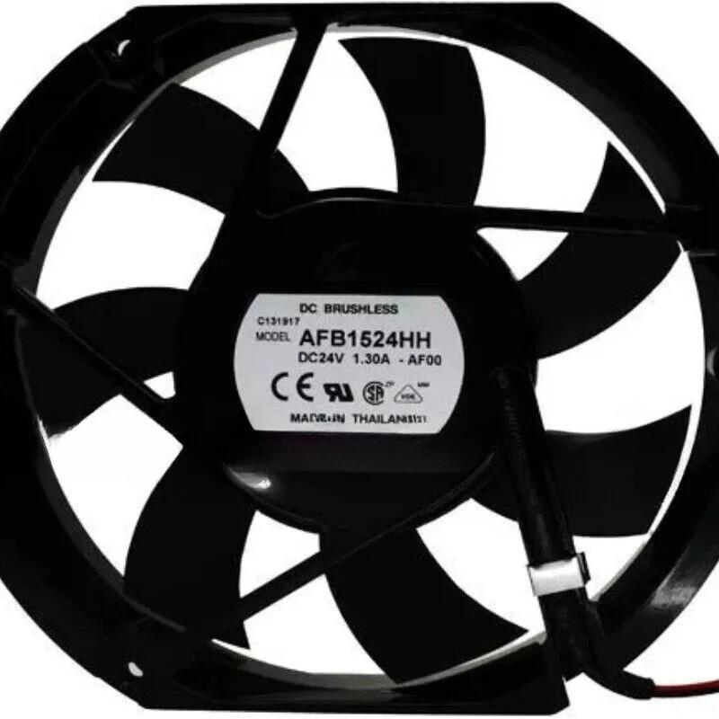 

For 1PCS AFB1524HH NEW Delta inverter cooling fan 15cm 172x150x25mm DC24V 1.30A