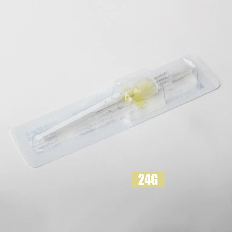 Disposable IV Cannula Intravenous Injection Catheter with Wing 22G 24G 26G For Pet Dog Cat Animals Veterinary Suppliers