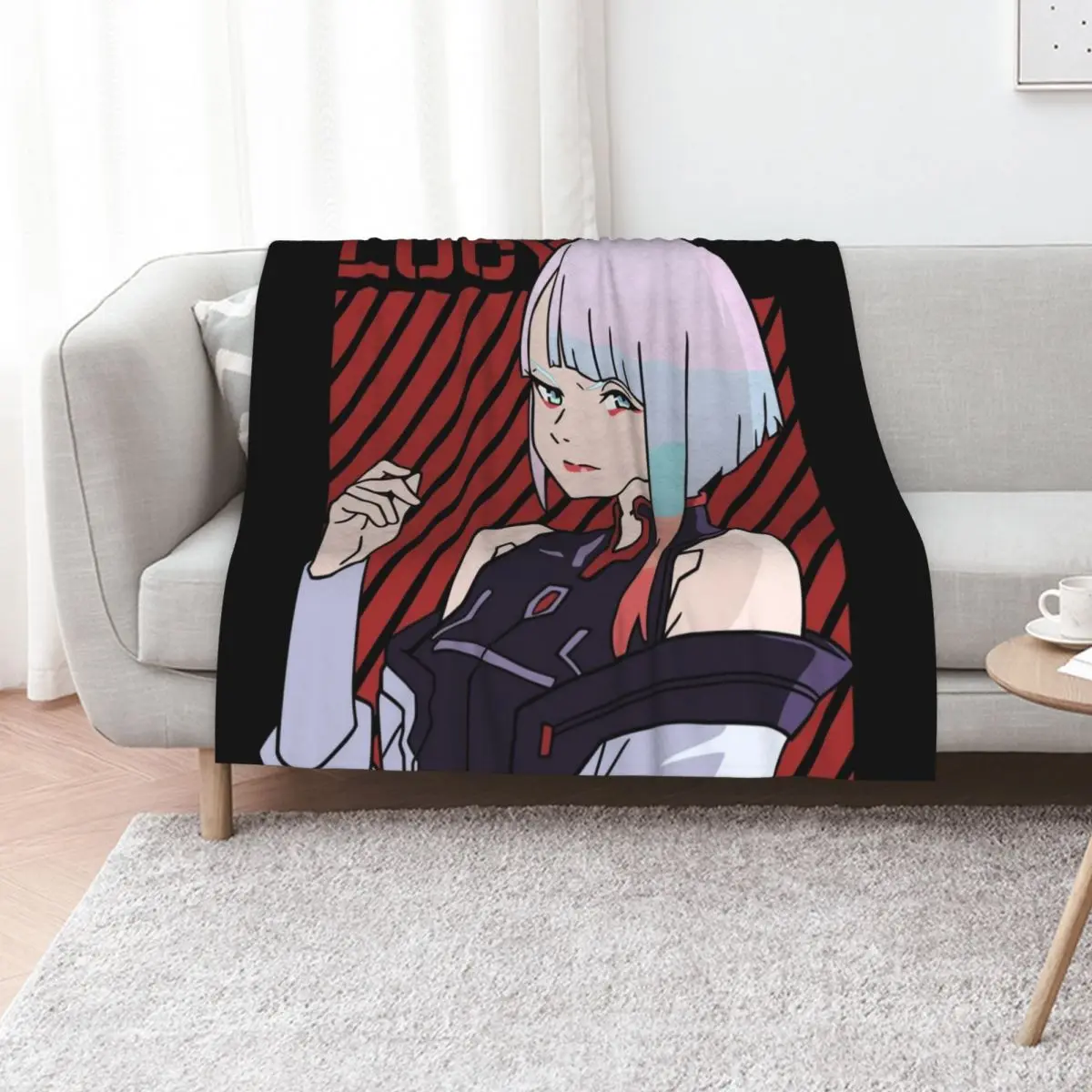 Lucy Throw Blanket Thermal Luxury Thicken manga Decoratives Large Warm Blankets