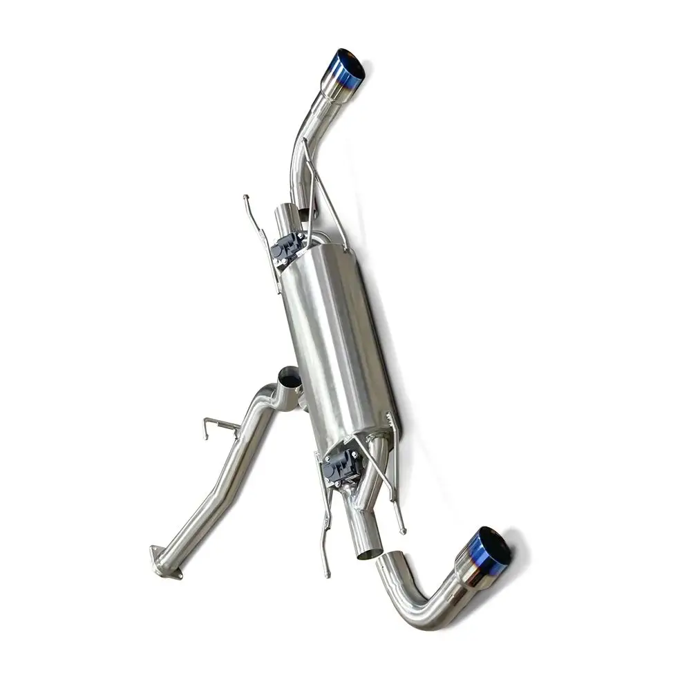 for Mazda RX-8 high-performance exhaust system cat back exhaust with valve tip customizable in size, color, and style