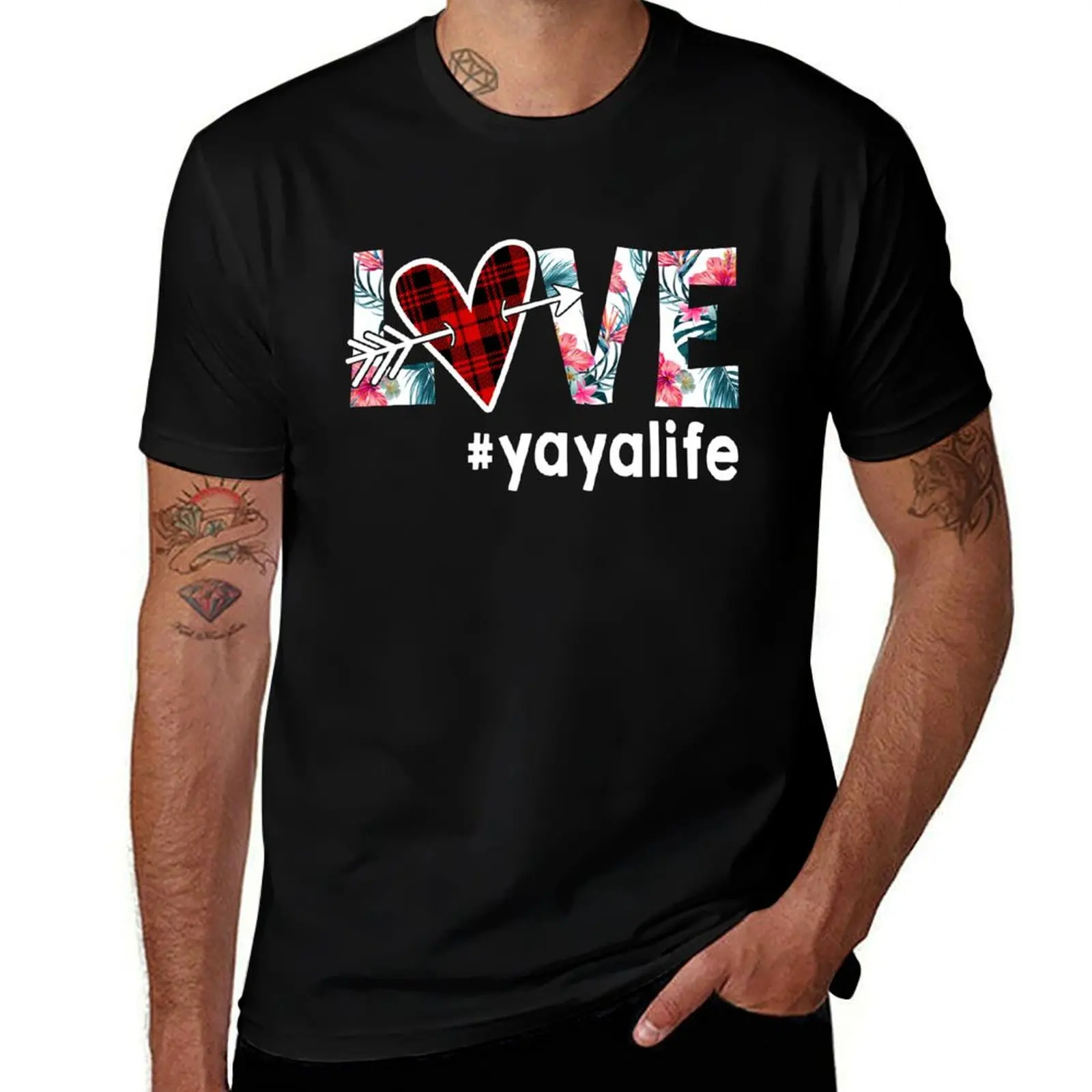 

t Yaya cotton shirts t 100% t shirt man T-Shirt Love shirts cotton cotton percent man Llife for 100 for T-Shirt