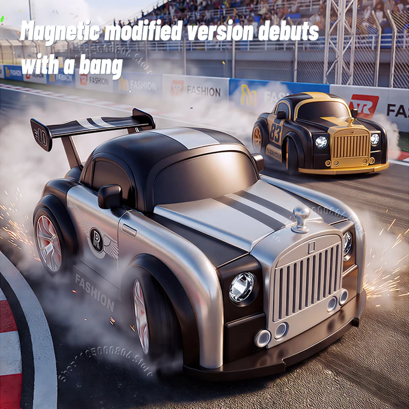 New Upgraded 2.4G Remote Control Stunt Car 360° Rotation&Drifting Magnetic Modification With Music & Lights RC Toy Car for Kids - view 2