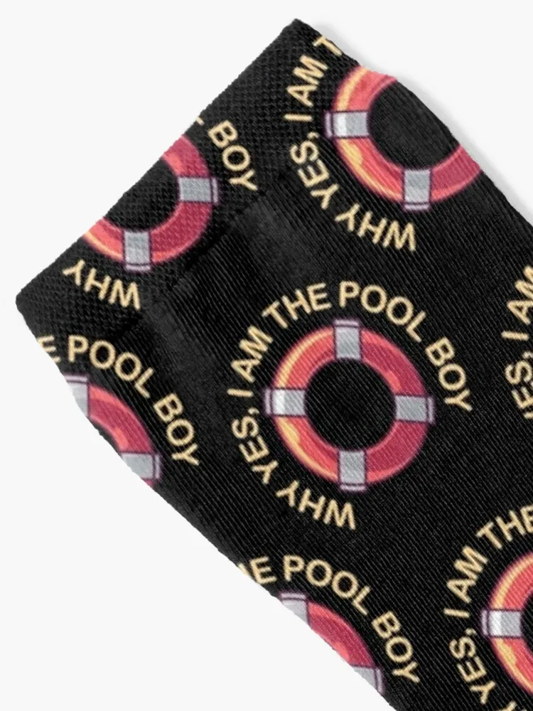 Why Yes, I Am The Pool Boy Socks Christmas sports stockings Socks Male Women's