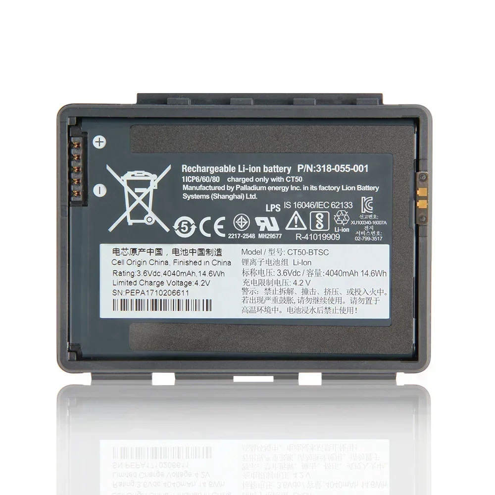 Replacement Battery CT50-BTSC For Honeywell Intermec CT60 CT50 CT45 CT40 4G/LTE 318-055-001