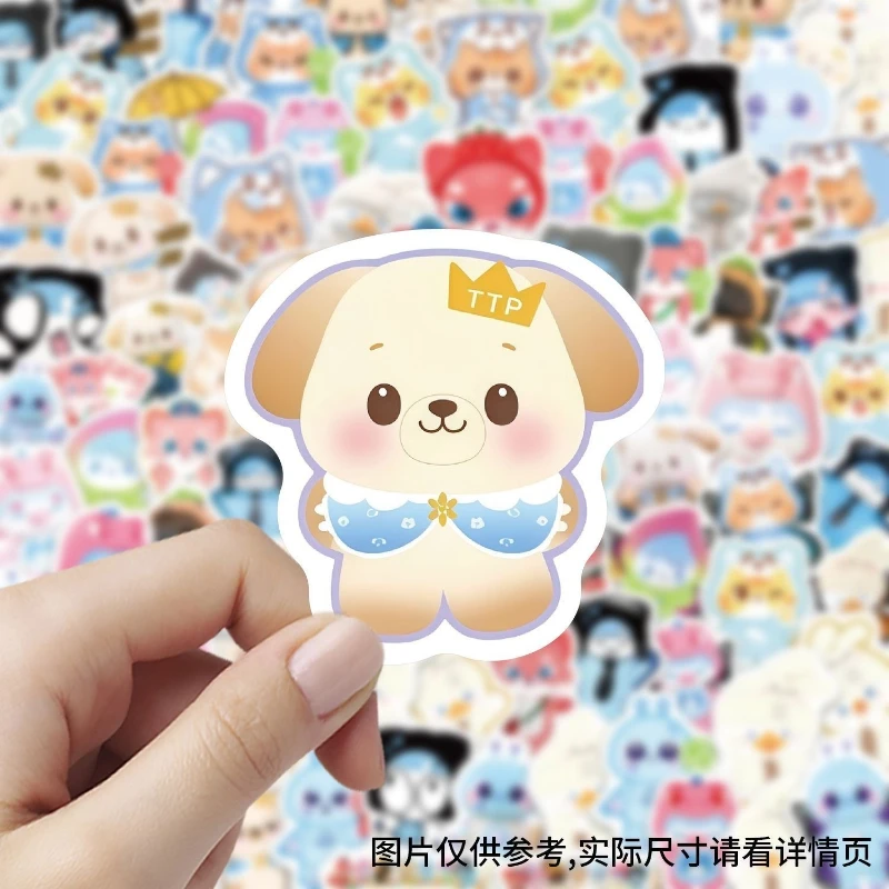 100PC/SET Nng Zong Rainy Bokbear Mrtoky Mhiipraew JookKroo Alinor HeartDy TMiLK Stickers GMM Mascot Hand Account Materials
