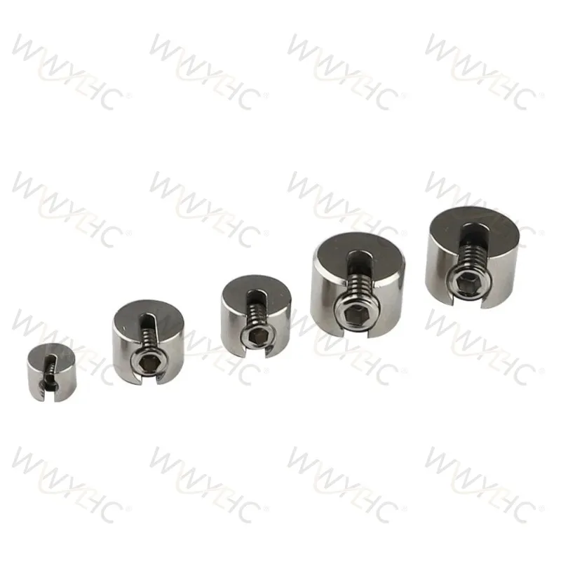 5Pcs 316 Stainless Steel Single Slot Wire Rope Clip, Garden Wire Mesh Cable Clamp