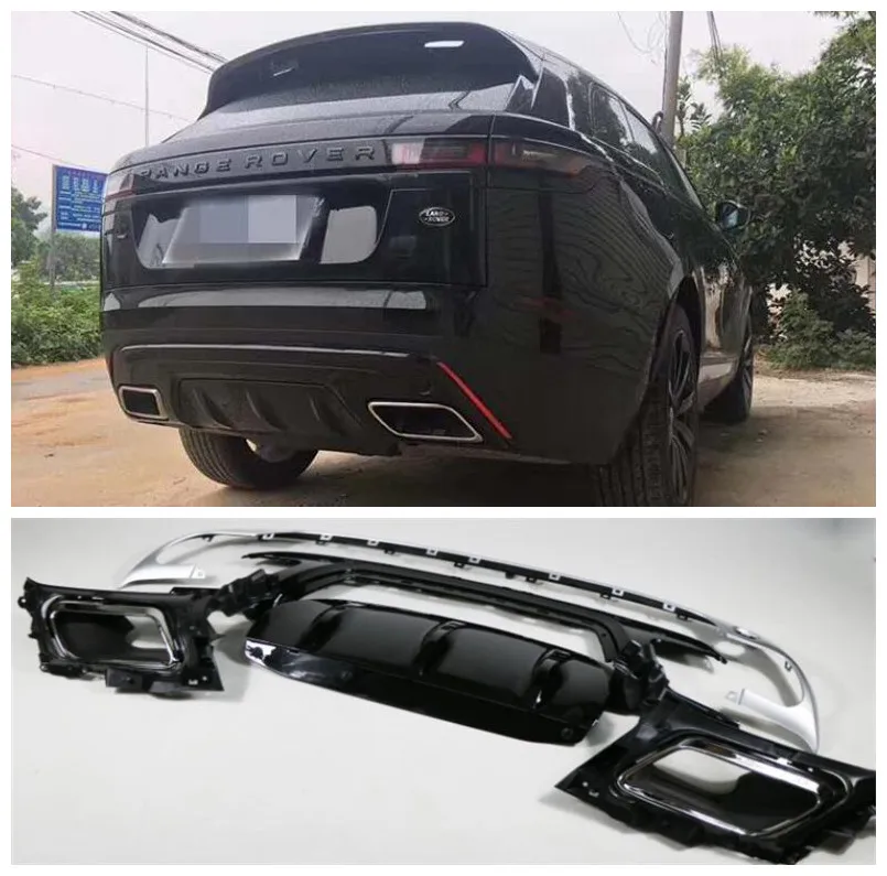 

For Land Range Rover Star 2017-2019 High Quality ABS Mesh Grille Trim Racing Grills & Rear Diffuser Splitters Leaf Plate Tuyere