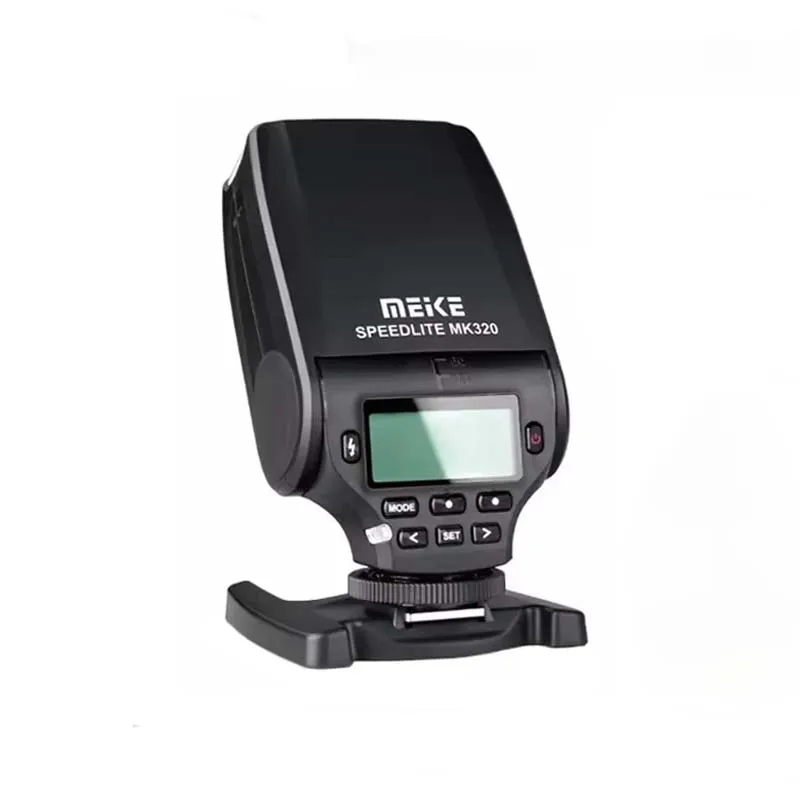 Speedlite MEIKE MK320 TTL|360 °   Вращающаяся вспышка для зеркальных фотокамер Canon/Nikon/Sony/Fuji/Lumix и беззеркальных фотокамер