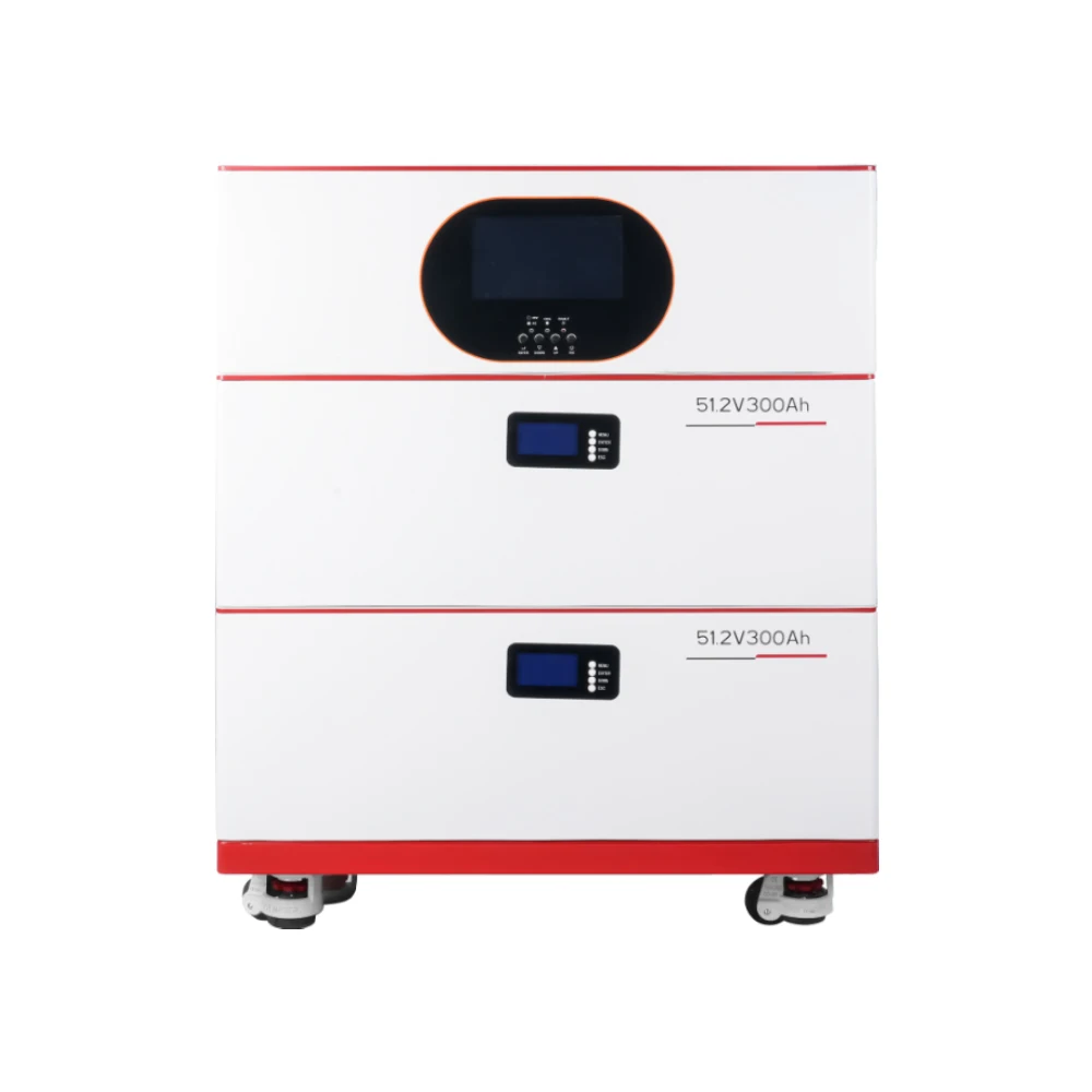 SKE 51.2V 300AH Stacked Lifepo4 Lithium Battery 15KW 30KW 45KW 60KW Home Solar Storage System With 10KW Inverter All in One 48V