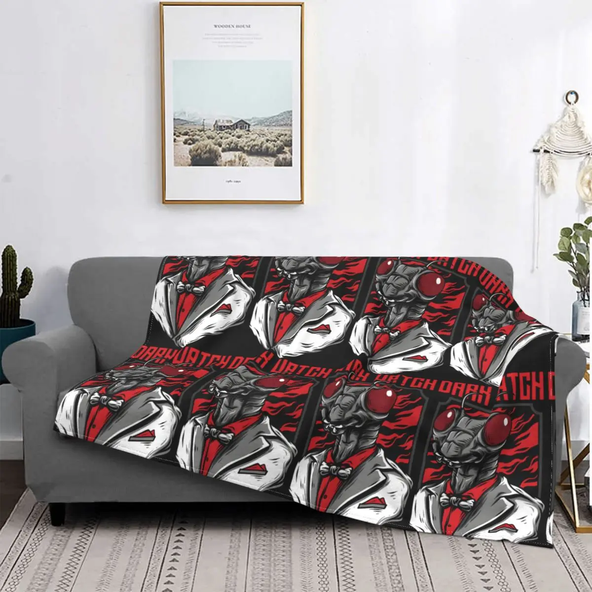 Dark Watch Ant Sticker Blanket Marvel Ant Man Flannel All Season Cute Ultra-Soft Throw Blankets For bed Plush Thin Quilt