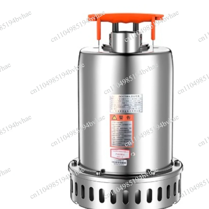 Stainless Steel 304 Submersible Pump 220V Automatic Drainage Sewage Water Pump for Basement Sump