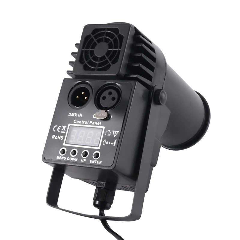 HFES 10W RGBW 4 In 1 DMX faretto a LED a colori faretto da palcoscenico luce d'atmosfera a 6 canali con controllo vocale