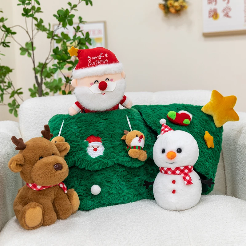 Счастливая кукла-снеговик 55 см, Рождественский подарок, Рождественская елка, животное, плюшевая кукла, плюшевое украшение, подарок для пары, кукла для девочки, праздничный подарок-сюрприз