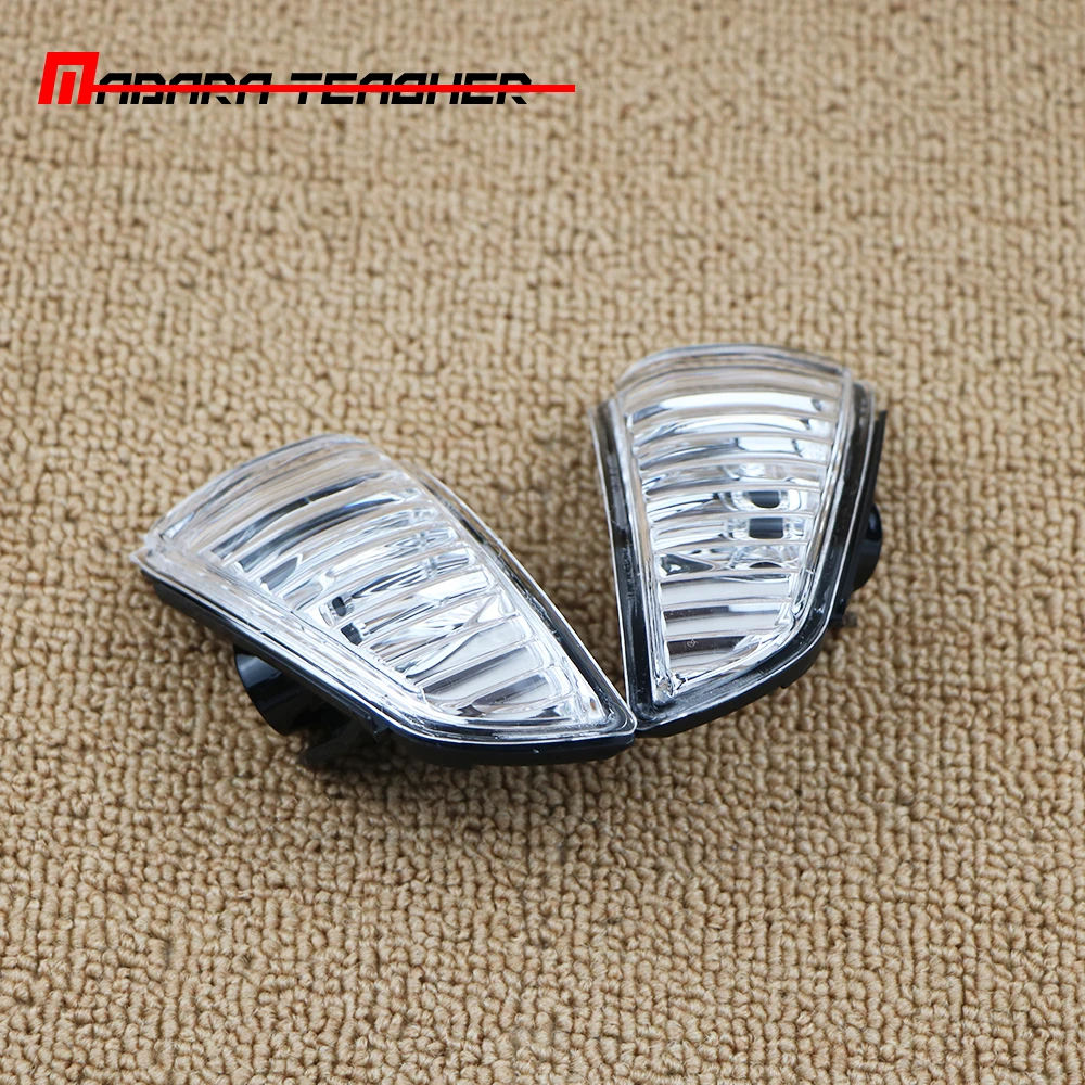 2Pcs Car Rearview Mirror Indicator Lamp Turn Signal Light Without Bulb for S40 V50 2005 2006 2007 8679775 8679777