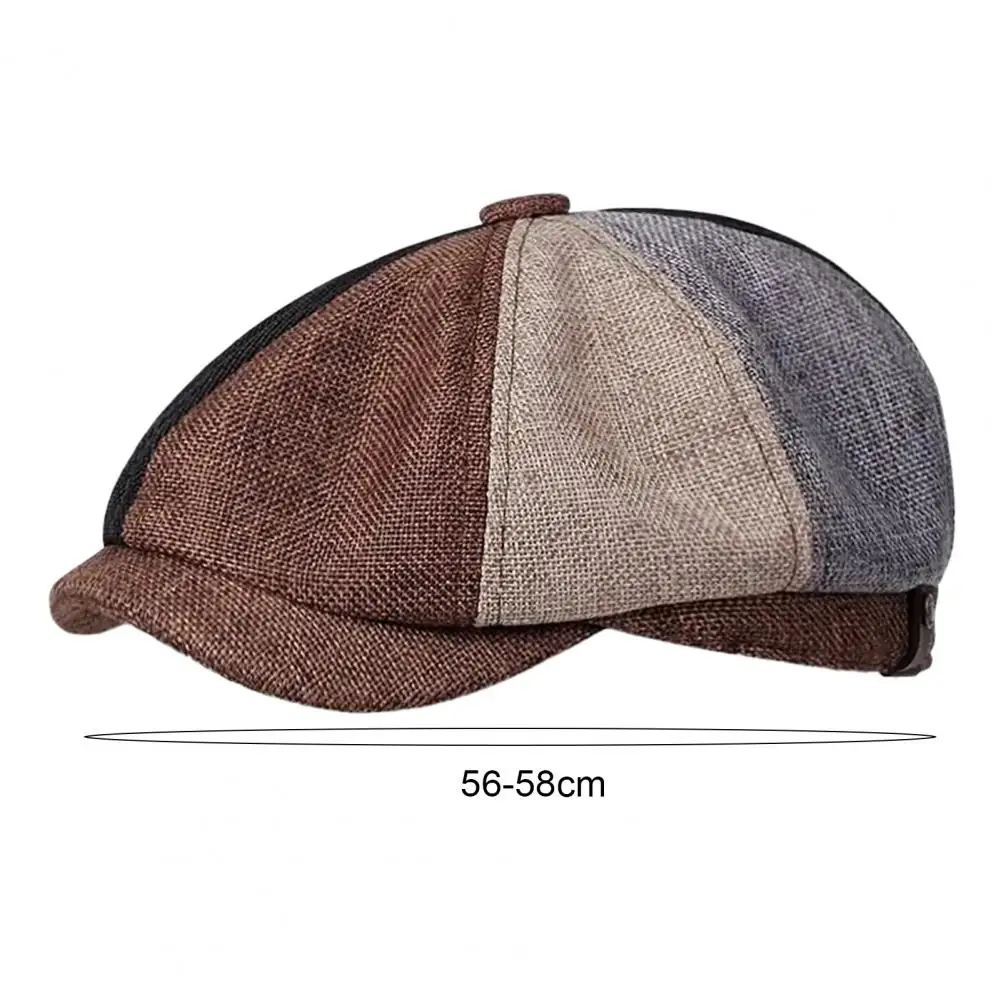 Men Casual Newsboy Hat Spring Autumn Retro Beret Hats English Casual Hats Unisex Octagonal Cap For Men Street Caps Headwear