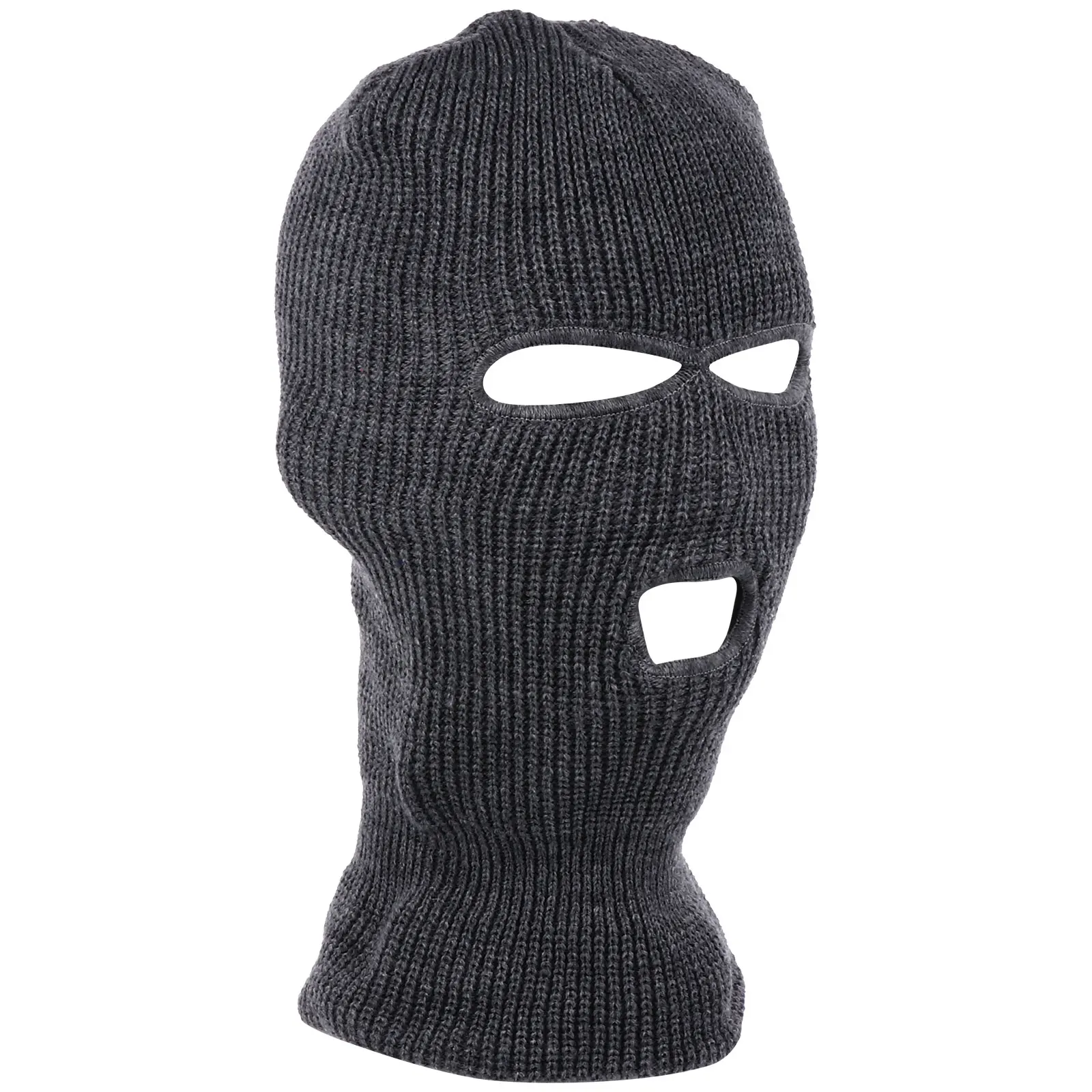 

Outdoor Windproof Cycling Hat Winter Balaclava Knitted 3-Holes Face Neck Cover Warm Hat Winter Balaclava 3-Holes Face Cover