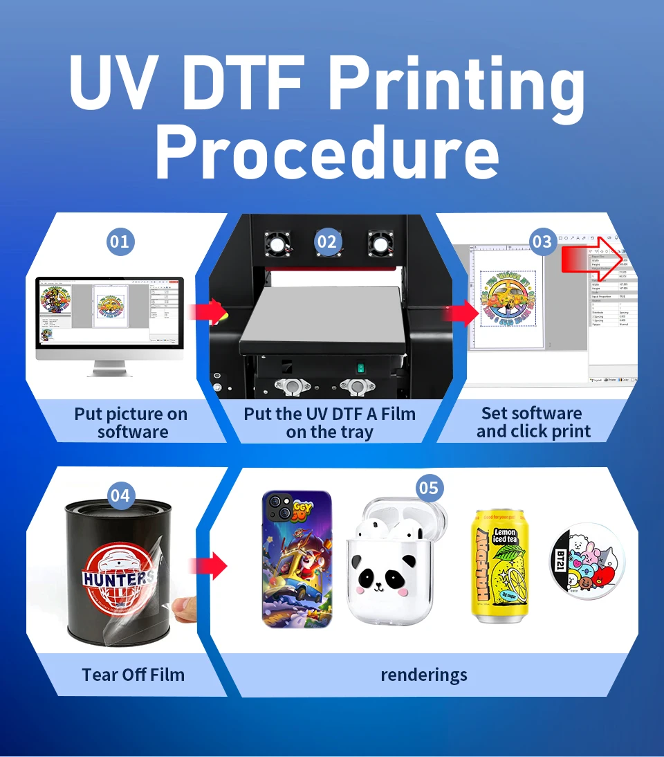 Imagem -06 - Oyfame a4 Impressora uv Impresora Dtf uv a4 com Cabeça de Impressora Xp600 Diretamente para Transferência de Filme Stiker Filme a4 Máquina de Impressão uv