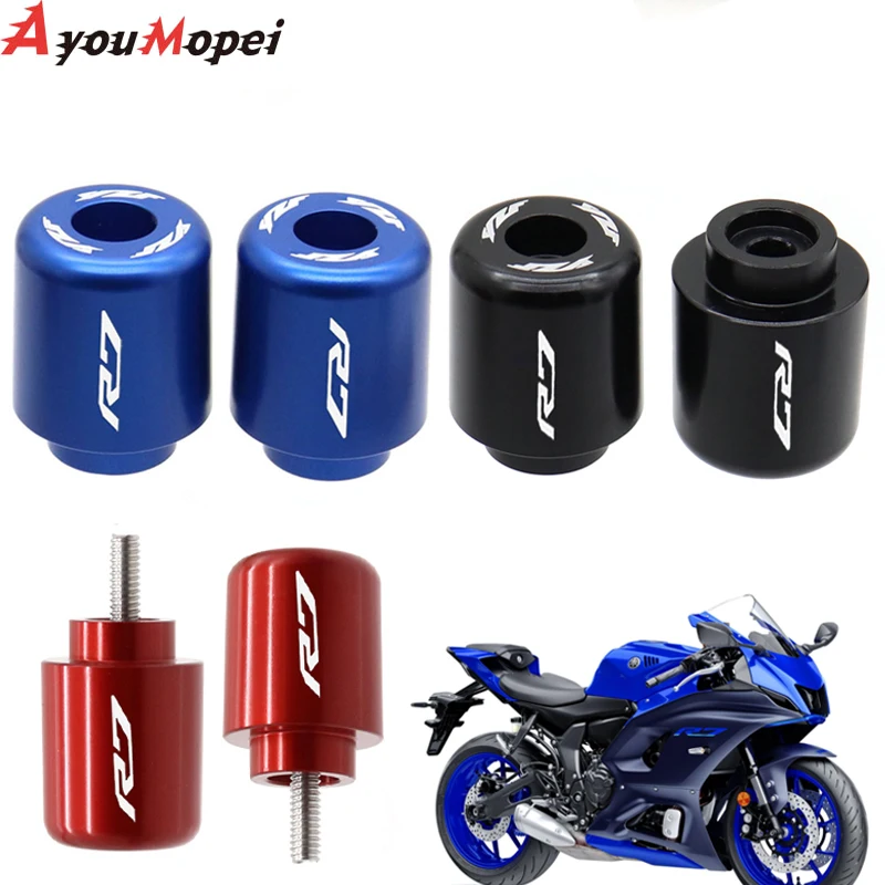 Наконечники руля для YAMAHA YZF R7 YZFR7 2021-2024 аксессуары для мотоциклов заглушки ручного захвата наконечники руля ползунок