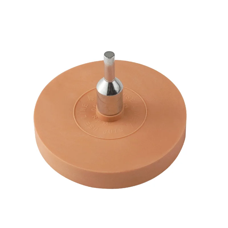 Pneumatic Rubber Removal Disc Car Tire Polishing Wheel Sticker Removal Tape Durable Rubber Polishing Tool for Auto Detailing
