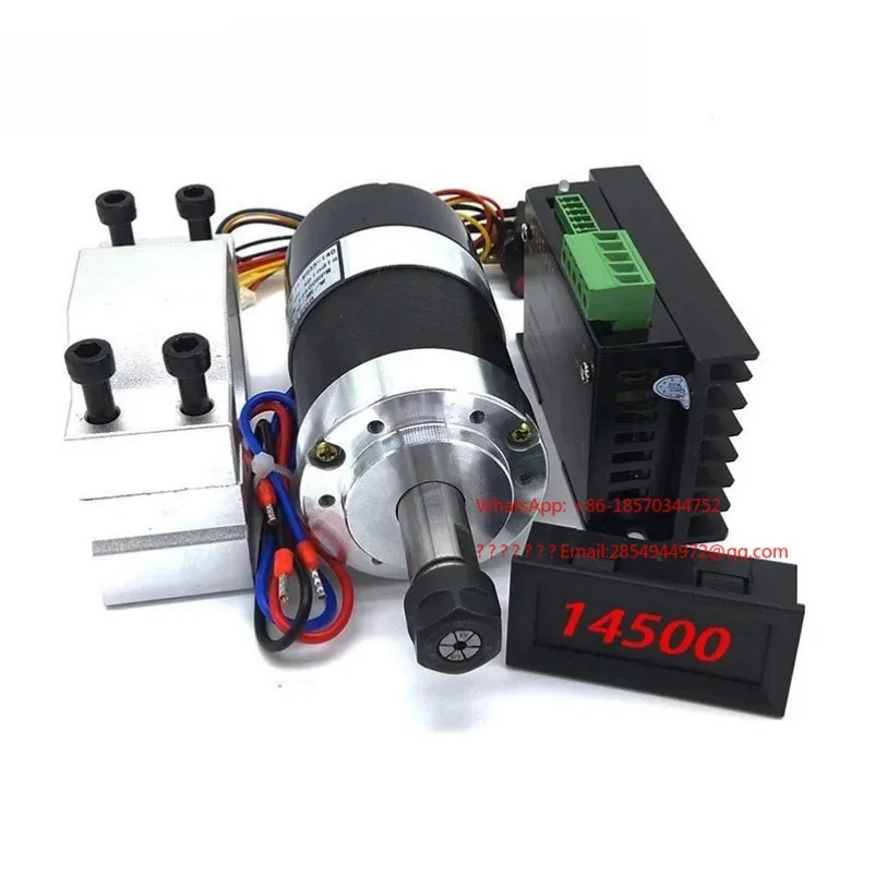 

2026 WS55-140 Brushless 300W High Speed Spindle DC36V 12000 rpm