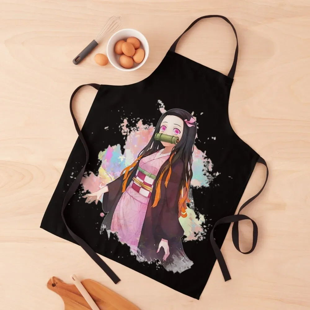 

Cute Kawaii E-Girl Gaming Korean japanese Style Apron work ladies with personal logo man chef uniform Apron