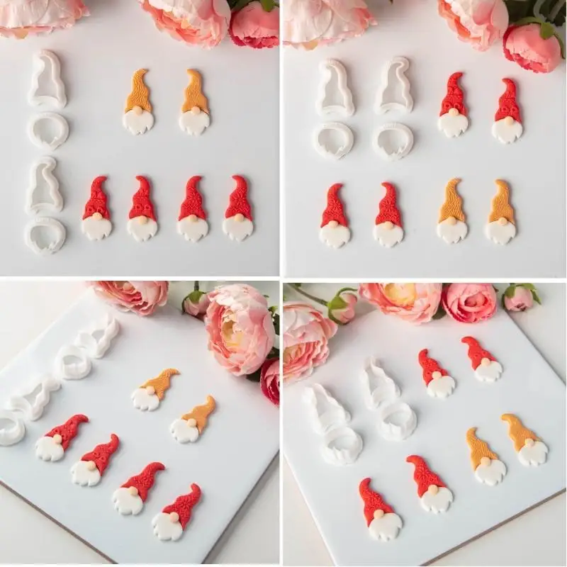 652F Holiday Earring Designs Mould Set Carrying Box Heat Resistant Polylactic Acid For Jewelry Projects