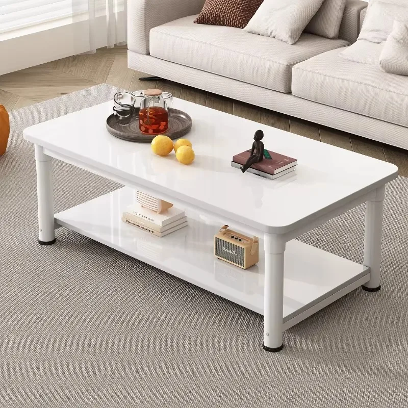 

Unique Storage Coffee Table Designer Wood White Minimalist Modern Coffee Table Luxury Space Saving Couchtisch Furniture For Home