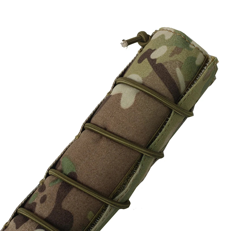 Outdoor Tactical Airsoft Suppressor Cover Silencer Protective Cloth Tool Panel Muffler Case Pouch Bag Hunting Tube Gear