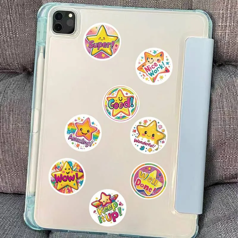 Star Motivation Stickers, Encouragement Stickers for Kids,Teacher Reward Stickers Roll Potty Training for School Classroom Home. view 5