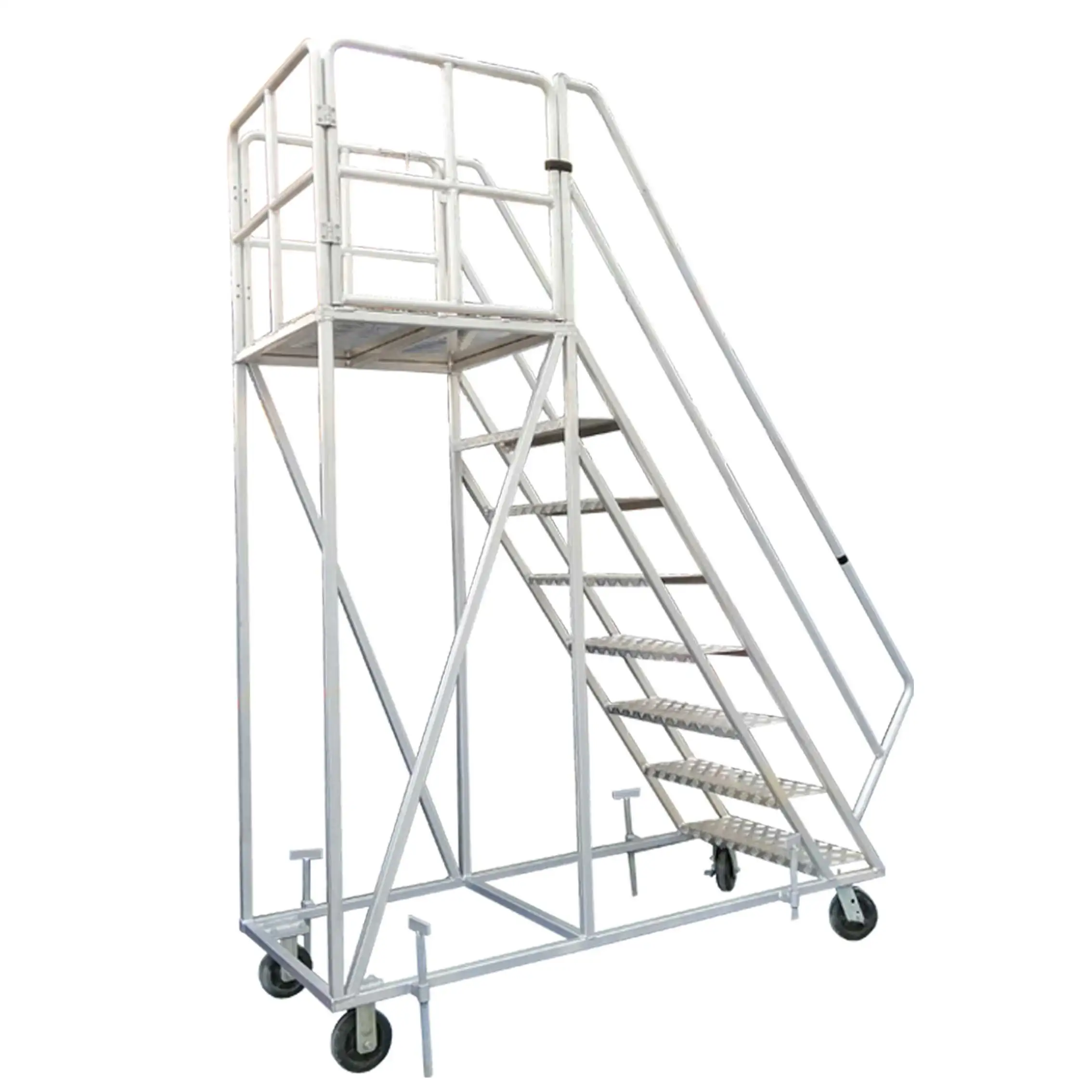 Aluminum Profile Truck Aerial Work Folding Stair