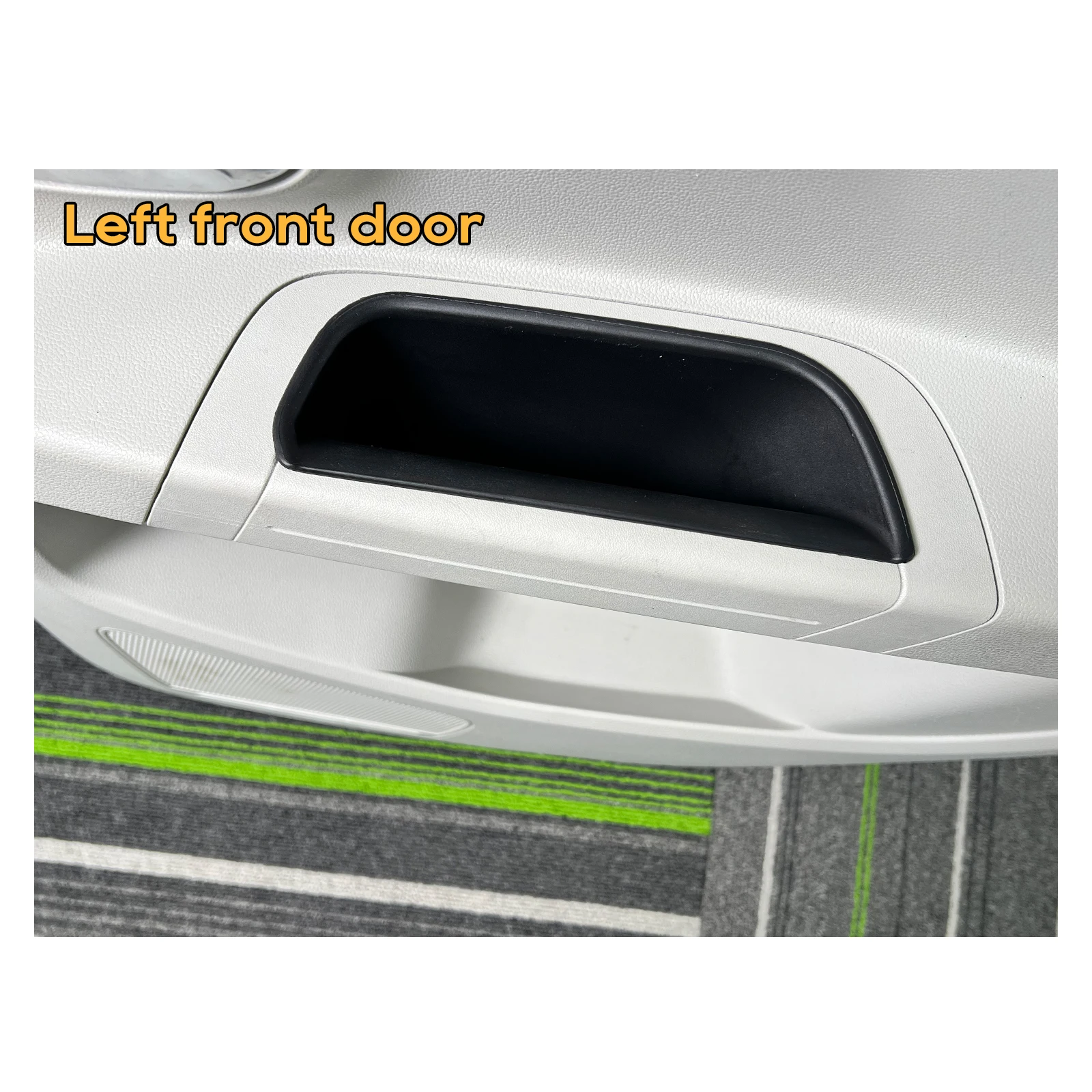 RUIYA For Up/Seat Mii/Skoda Citigo 2013-2019 Car Door Side Storage Pallets Armrest Container Box Phone Tray Accessories 2 Pcs