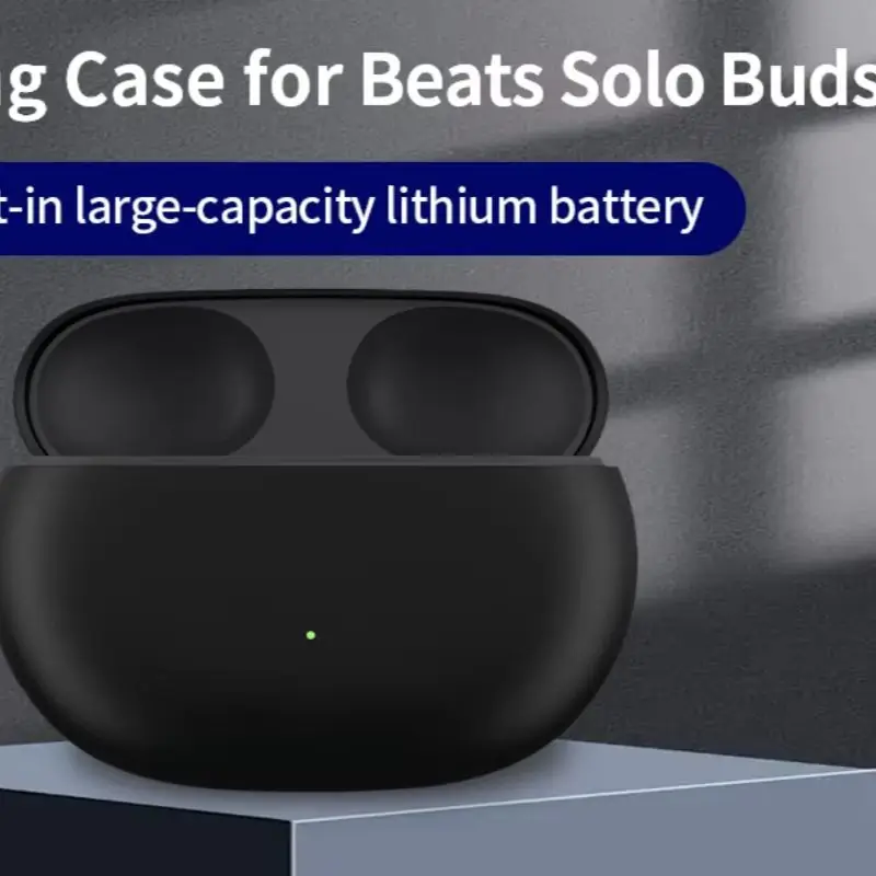For Beats Solo Buds Charging Case with Bluetooth Pairing Sync Button & 660MAh Replacement Earphone Beats Fit Pro Charger box Bin