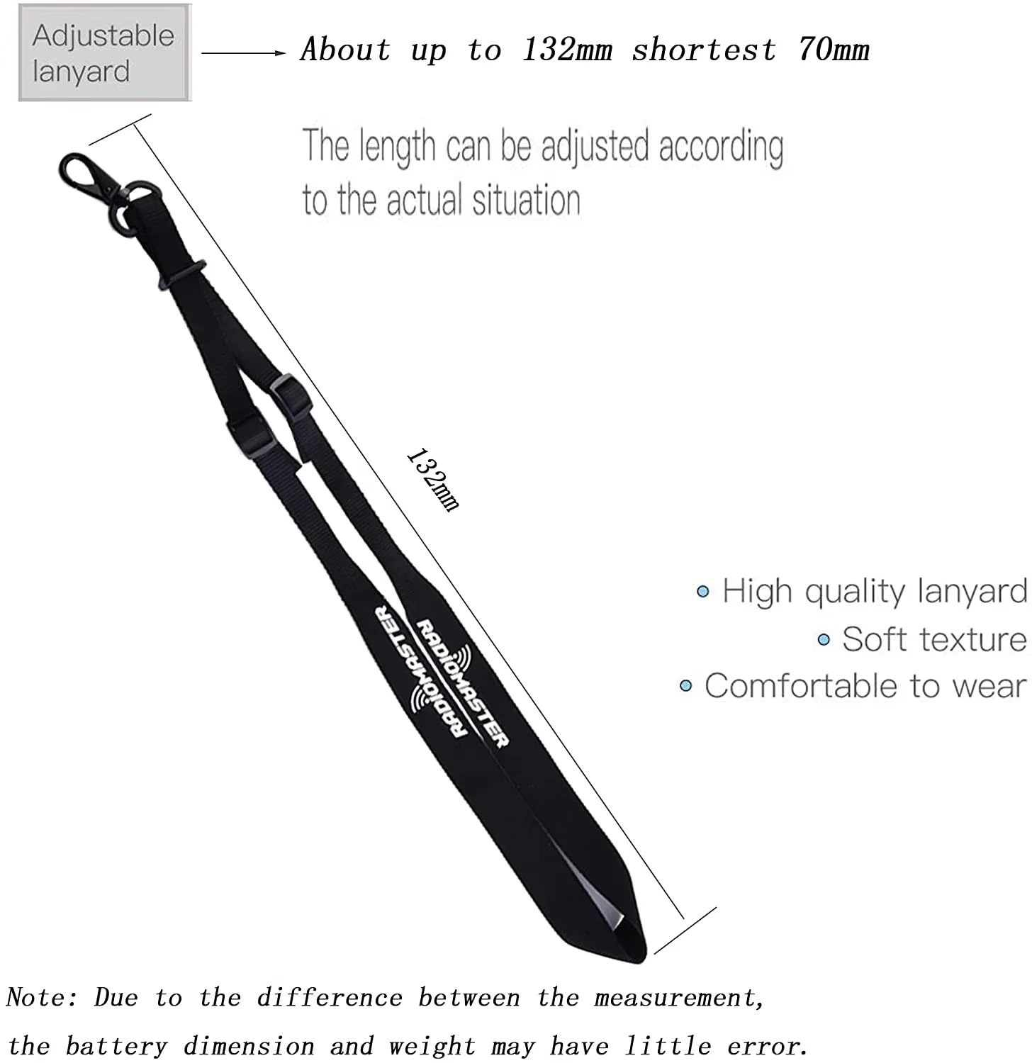 Radiomaster Radio Transmitter Neck Strap Belt for RC Transmitters view 4