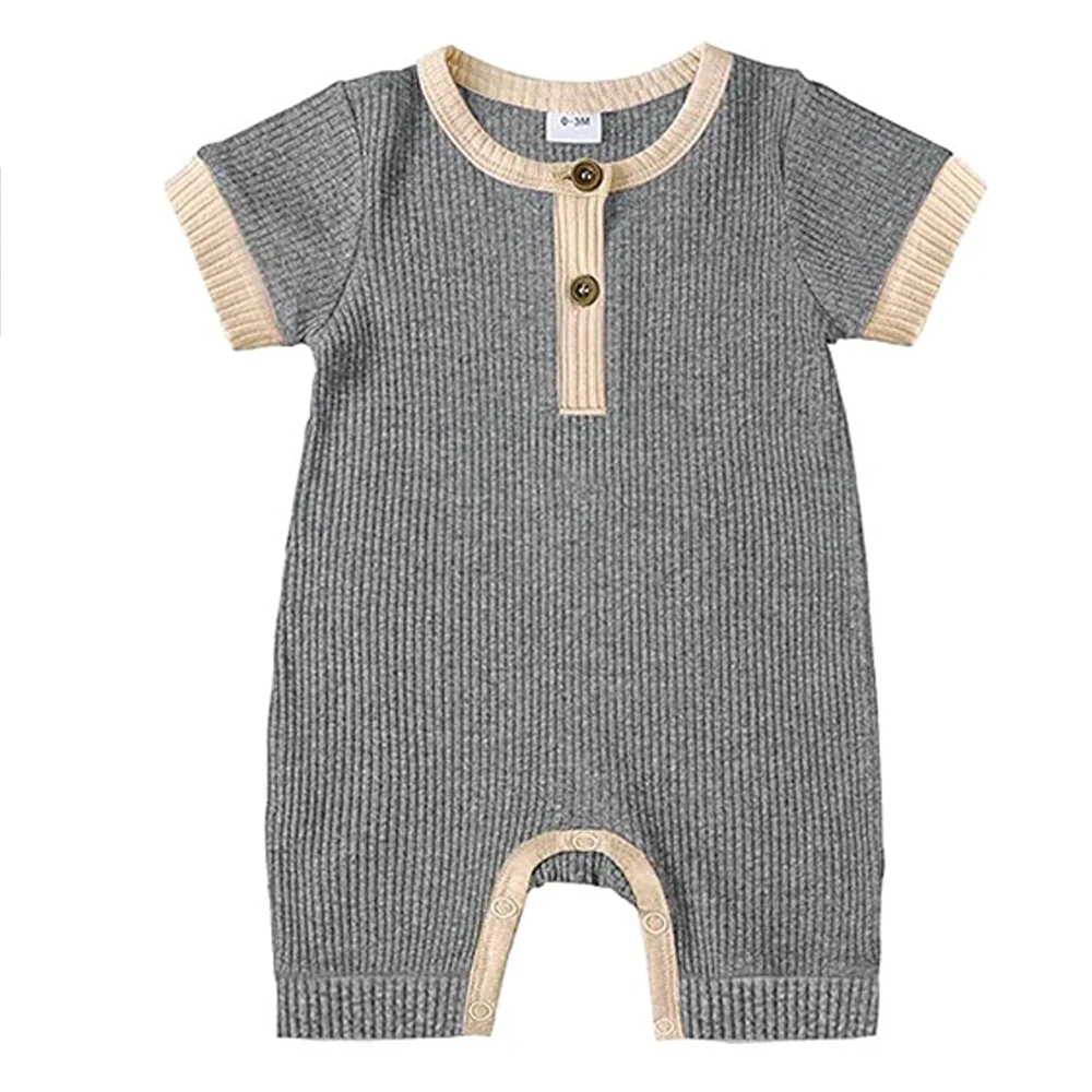 Baby Jumpsuit Spring Autumn Long Sleeve Jumpsuits Baby Clothes Sets for Newborn Boys Solid Bodysuit Girls Romper 0 to 18 Months