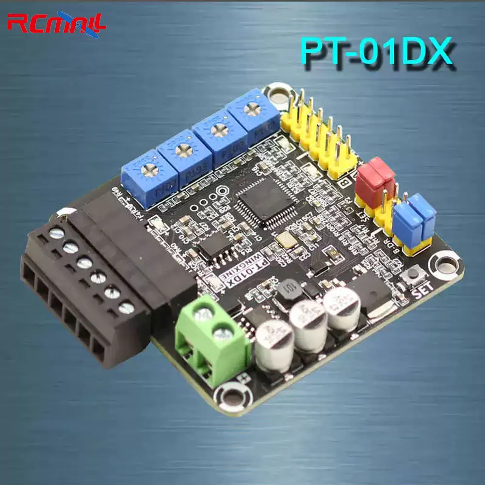 PT-01DX RC Conversion Electric Vehicle Controller Signal Converter Converts RC Transmitter Signals for Tracked Vehicle Control