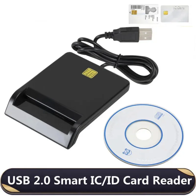 USB 2.0 smart Card Reader memory for ID Bank EMV electronic days citizen sim cloner connector adapter PC computer