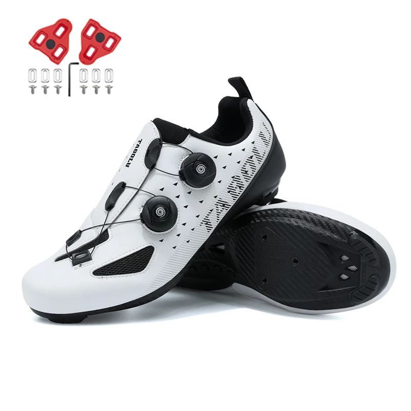 

Велосипедные кроссовки Speed для мужчин, обувь для шоссейного велоспорта, велотуфли с шипами SPD, обувь для велоспорта с плоскими педалями, мужская уличная велосипедная обувь