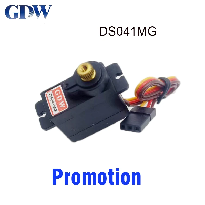 

4Pcs GDW RC Servo DS031MG DS041MG 5KG Torque Metal Gear 9g 12g Micro Digital Servo For Robot Helicopter Fixed Wing Part