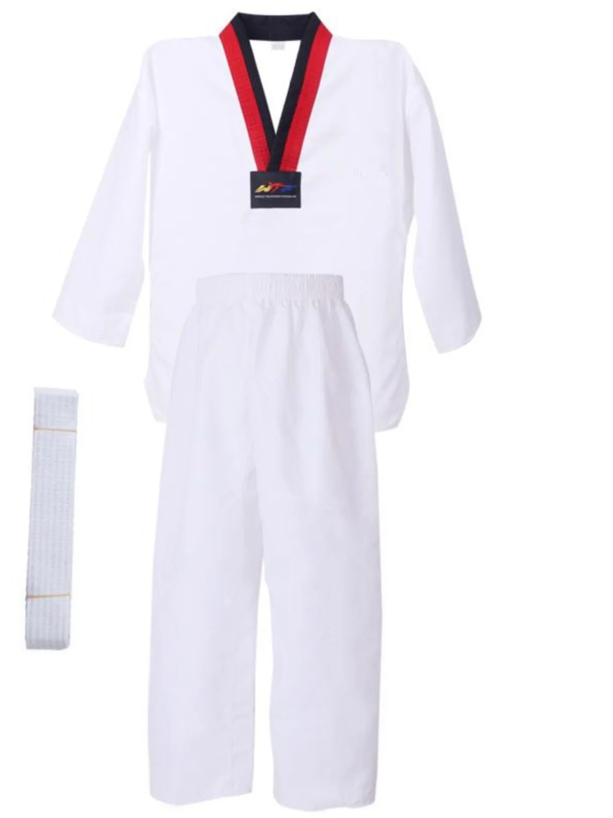 Lightweight Quick-Dry Short Sleeve Taekwondo Uniform Children's Training Clothes Men's Competition Training Suit Thin Material
