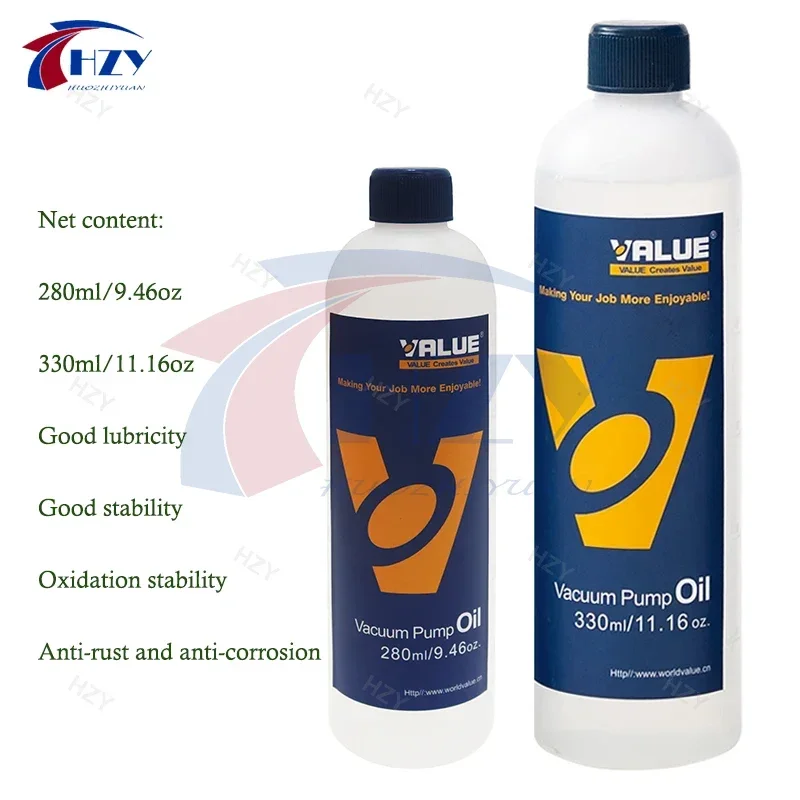 Vacuum Pump Oil Rotary Vane Vacuum Lubricating Oil for Air Conditioning Air Pump Special Oil 280ml/330ml