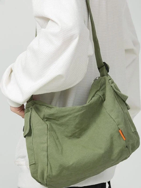 

mat Japanese Sle Canvas Crossbody Bag ex Single oulder Bapa for Students And Young Adults Casual Use