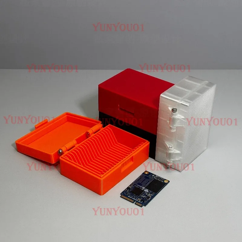SSD Storage Box SSD with Cover 50X30 Hard Disk Box MPCIe Storage Box Computer