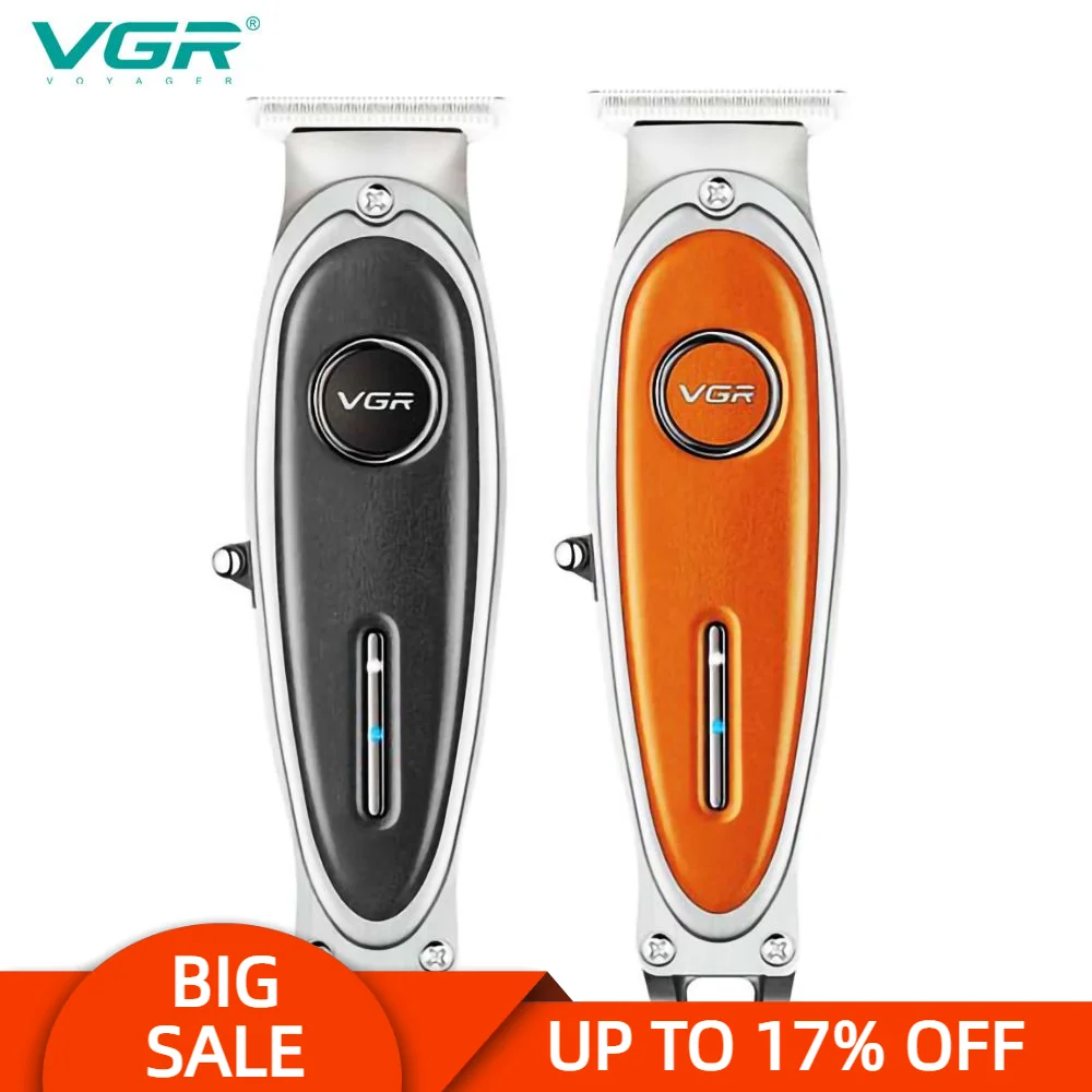 

VGR 262 Hair Clipper Professional New Retro Rechargeable Personal Care Clippers Leather Portable Barber Trimmer For Men VGR V262