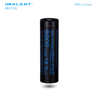 IMALENT HT70/HT50 Replacement Battery 3.6V 21700 5000mAh Genuine Rechargeable Li-Ion Battery for HT70/HT50 Headlamp Flashlight