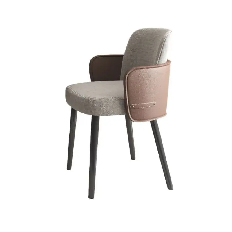 Internet celebrity Italian light luxury home, small apartment chair eating designer negotiation chair restaurant sofa chair