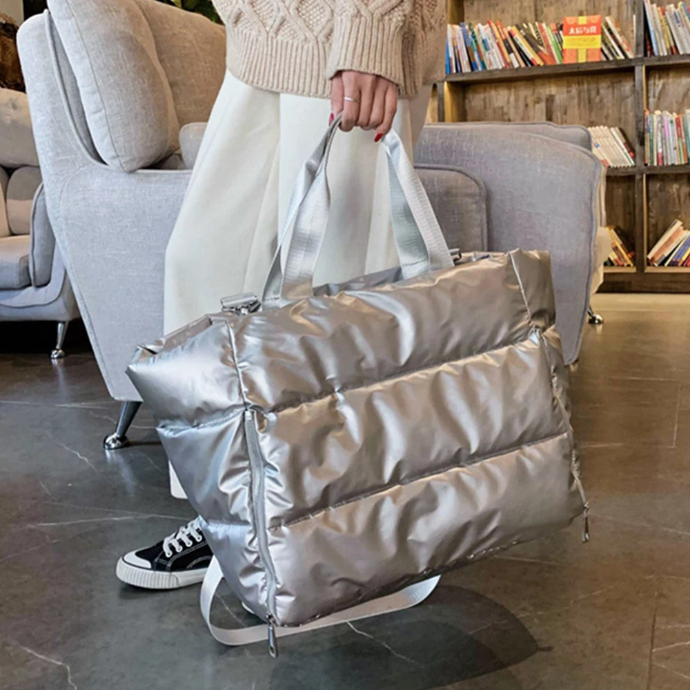 

High Quality Nylon Women Gym Bag Large Capacity Wet and Dry Separation Sports Bag Waterproof Soft Shoulder Bag Unisex